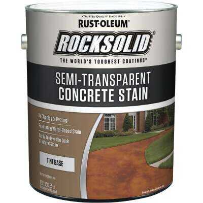 Rust-Oleum RockSolid Semi-Transparent Concrete Stain, Tint Base, 1 Gal.
